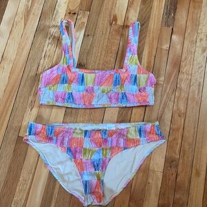 Kate Spade color block bikini